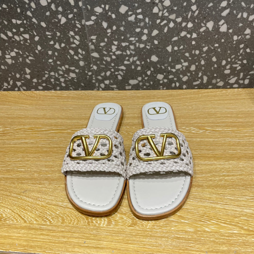 Valentino Vlogo Signature Flat Slide