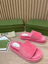 Load image into Gallery viewer, Gucci GG Platform Sandal
