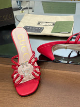 Load image into Gallery viewer, Gucci Women Slide Sandal With Crystals
