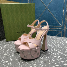 Load image into Gallery viewer, Gucci Interlocking G  Studs Sandal
