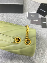 Load image into Gallery viewer, YSL Loulou Medium Chain Bag In Y Leather
