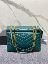 Load image into Gallery viewer, YSL Loulou Medium Chain Bag In Y Leather
