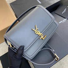 Load image into Gallery viewer, YSL Solferino Medium Satchel In Box Leather
