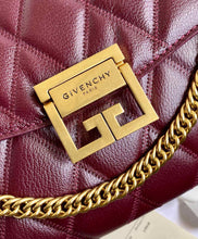 Load image into Gallery viewer, Givenchy GV3 Medium Bag In Diamond Quilted Leather
