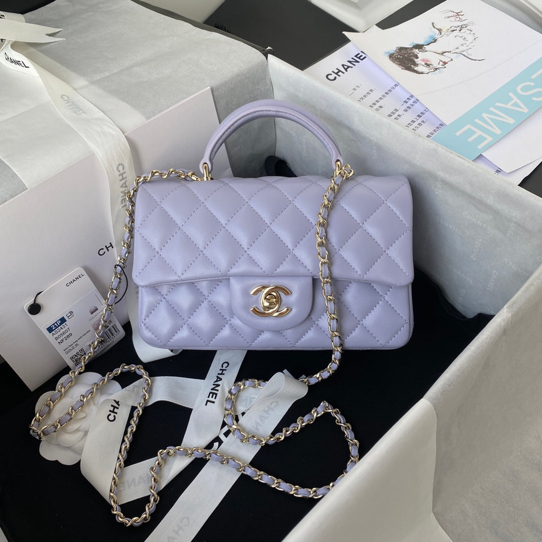 Chanel Mini Flap Bag With Top Handle