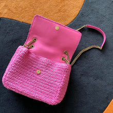Load image into Gallery viewer, YSL Niki Medium Chain Bag In Raffia
