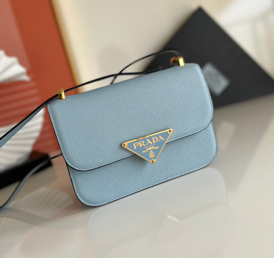 Prada Saffiano Leather Shoulder Bag