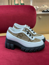 Load image into Gallery viewer, Gucci Women  Lug Sole interlocking G  Loafer
