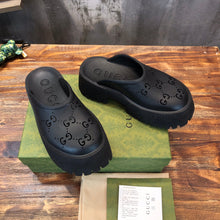 Load image into Gallery viewer, Gucci Platform Perforated G Sandals
