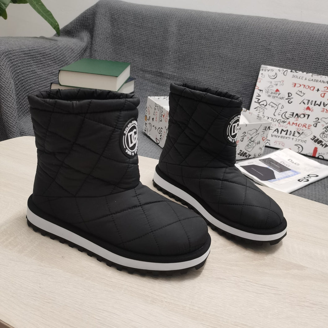 Dolce & Gabbana Nylon Ankle boots With DG Logo