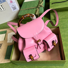 Load image into Gallery viewer, Gucci Bamboo Small Backpack
