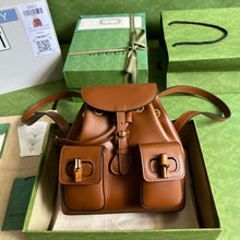 Load image into Gallery viewer, Gucci Bamboo Small Backpack
