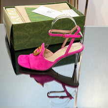 Load image into Gallery viewer, Gucci Blonde Heeled Sandal
