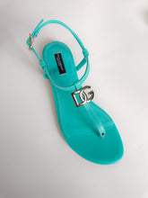 Load image into Gallery viewer, Dolce &amp; Gabbana Patent Leather  DG Thong Sandal
