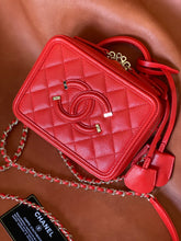 Load image into Gallery viewer, Chanel Caivar Filigree Vanity  Bag
