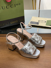 Load image into Gallery viewer, Gucci Interlocking G  Studs Sandal
