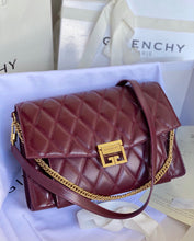 Load image into Gallery viewer, Givenchy GV3 Medium Bag In Diamond Quilted Leather
