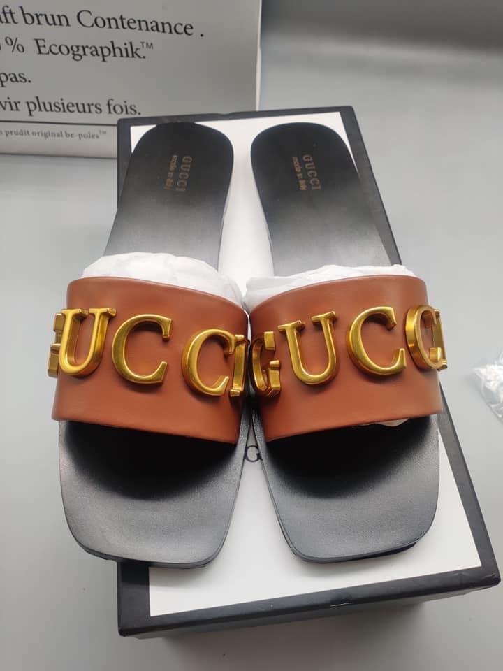 gucci Leather Sandal - LUXURY KLOZETT