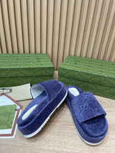 Load image into Gallery viewer, Gucci GG Platform Sandal
