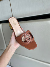 Load image into Gallery viewer, Gucci Interlocking G   Cut-out Sandal
