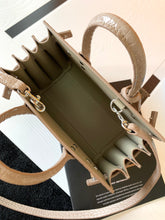 Load image into Gallery viewer, YSL Classic Sac De Jour Nano  In Crocodile Shiny Embossed Leather
