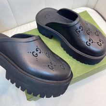 Load image into Gallery viewer, Gucci Platform Perforated G Sandals
