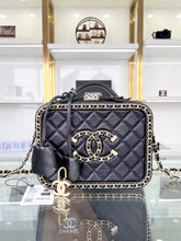 Load image into Gallery viewer, Chanel Caivar Filigree Vanity  Bag
