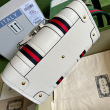 Load image into Gallery viewer, Gucci Small Canvas Top Handle Bag with Double G
