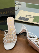 Load image into Gallery viewer, Gucci Women Slide Sandal With Crystals
