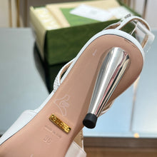 Load image into Gallery viewer, Gucci Blonde Heeled Sandal
