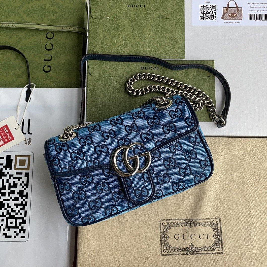 Gucci Marmont Multicolor Shoulder Bag - LUXURY KLOZETT
