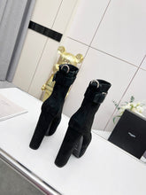 Load image into Gallery viewer, YSL  Cherry Buckle Platform Boots
