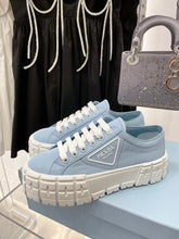 Load image into Gallery viewer, Prada Double Wheel  Nylon Gabardine Sneakers
