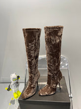 Load image into Gallery viewer, YSL  Talia Boots In Velvet
