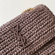 Load image into Gallery viewer, YSL Niki Medium Chain Bag In Raffia

