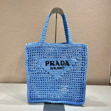 Load image into Gallery viewer, Prada Raffia Tote Bag
