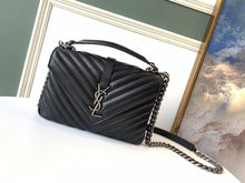 Load image into Gallery viewer, YSL College Medium Quilted leather Bag - LUXURY KLOZETT
