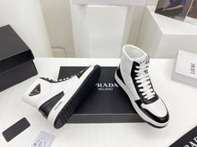 Load image into Gallery viewer, Prada Downtown Leather High Top Sneakers
