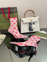 Load image into Gallery viewer, Gucci GG Knit Ankle Boots
