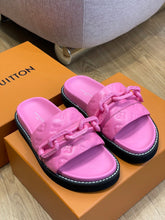 Load image into Gallery viewer, Louis Vuitton Sunset Flat Comfort Mule
