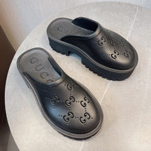 Load image into Gallery viewer, Gucci Platform Perforated G Sandals
