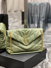 Load image into Gallery viewer, YSL PUFFER MEDIUM BAG IN QUILTED LAMBSKIN
