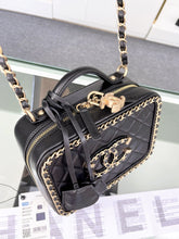 Load image into Gallery viewer, Chanel Caivar Filigree Vanity  Bag
