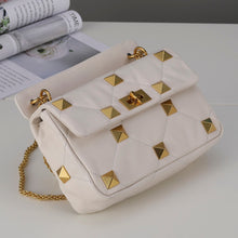 Load image into Gallery viewer, Valentino Garavani Medium Roman Stud The Shoulder Bag In Nappa With Chain
