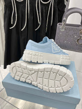 Load image into Gallery viewer, Prada Double Wheel  Nylon Gabardine Sneakers
