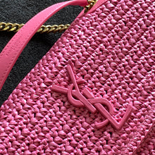 Load image into Gallery viewer, YSL Niki Medium Chain Bag In Raffia
