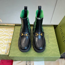 Load image into Gallery viewer, Gucci Women  GG Jersey Boots with Horsebit
