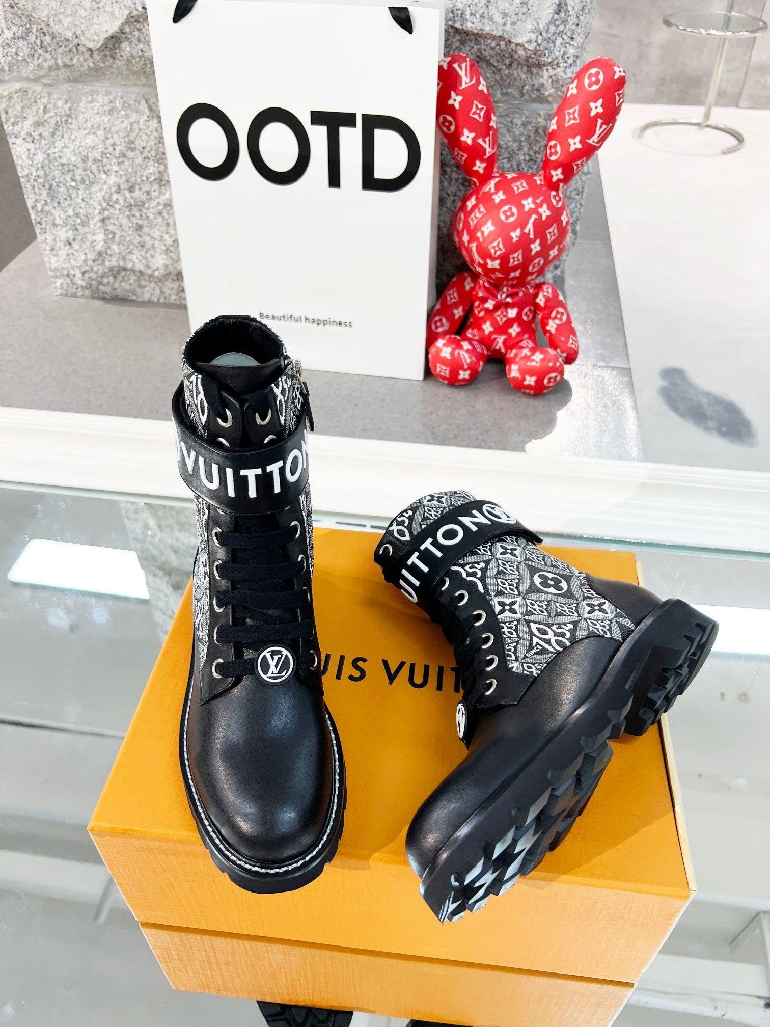 Louis Vuitton, Shoes, Louis Vuitton Territory Flat Ranger Ankle Boot