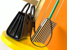 Load image into Gallery viewer, YSL Classic Sac De Jour Nano  In Crocodile Shiny Embossed Leather
