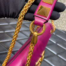 Load image into Gallery viewer, Valentino Stud Sign Nappa Shoulder  Bag
